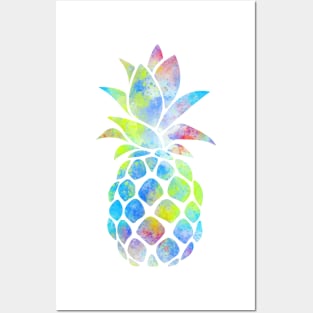 Tie Dye Pineapple Posters and Art